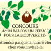 PROLONGATION : Concours "Mon balcon, Refuge pour la biodiversité"
